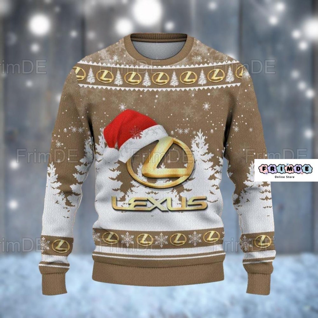 Christmas Lexus Ugly Sweater Lexus Logo Ugly Sweater Luxury Etsy