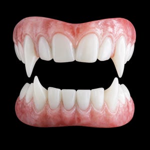 Dientes de lobo, colmillos de hombre lobo, colmillos de vampiro, dientes de vampiro, dientes de hombre lobo, colmillos de lobo, colmillos afilados de hombre lobo, colmillos protésicos FX