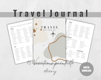 Travel diary for every traveler - Vacation Diary