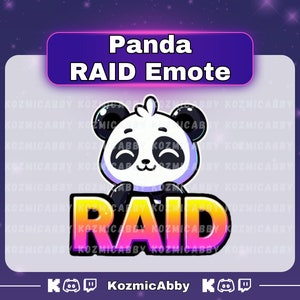 Gesto Panda Raid, Gesto de un solo animal de Twitch, Gesto secundario de transmisión, Gesto de patada, Gesto de Twitch, Gesto de discordia, Lindo gesto de pato Chibi