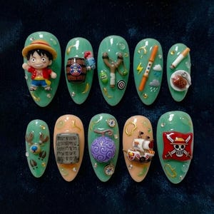 Devil Fruit Nails - Etsy
