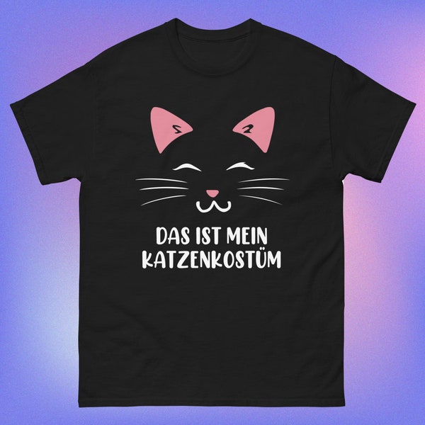 Katze Kostüm T-Shirt für Karneval & Party - Schwarzes Fancy Dress Tee Carnival Fancy Dress Costume Das Ist Mein Cat Costume Party  Unisex