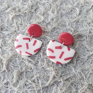 Hadar. Polymer clay earrings