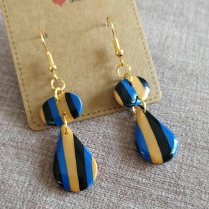Polymer clay earrings