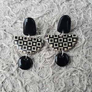 Vega. Polymer clay earrings