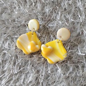 Helios. Polymer clay earrings