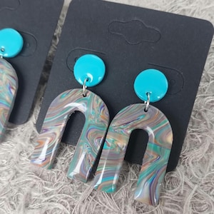 Anthe. Polymer clay earrings