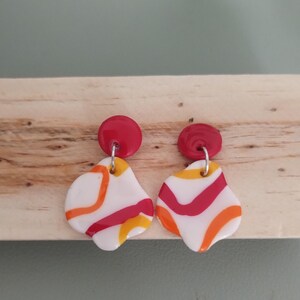 Amalthea. Polymer clay earrings
