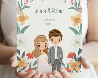 Customizable children's wedding activity booklet - Wedding children's games and coloring book - wedding children's gift