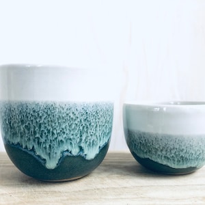 Ceramic cup and espresso mug