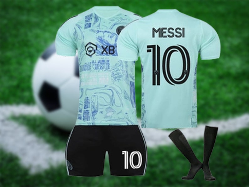 2324 Argentina Home 10 Lionel Messi Jersey soccer Jerseys Etsy Canada