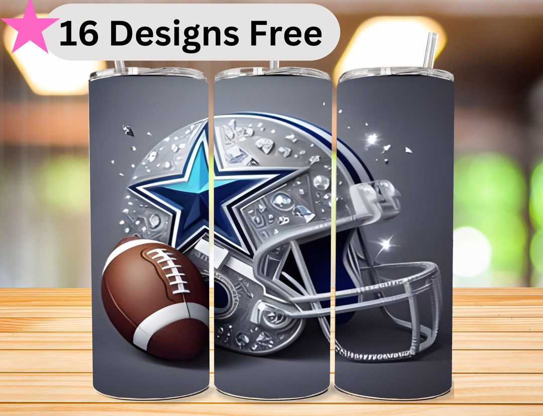 Cowboys Design Tumbler Wrap Bundle ,digital Instant Download Designs ...