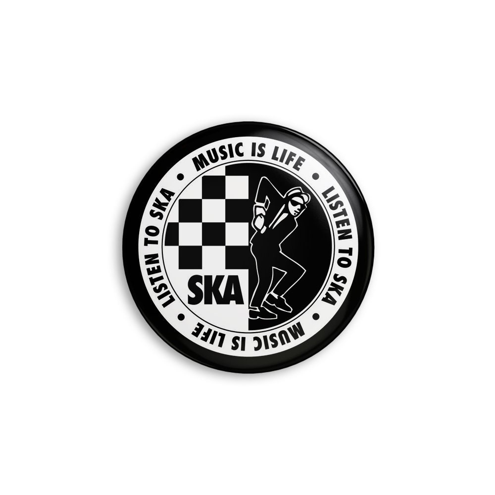 Ska Skinhead Buttons | Trojan Records, SHARP, Anti-racist Badges