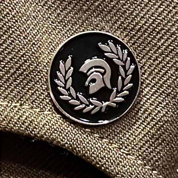 Trojan Records Pin | Skinhead Pin | Ska Pin | Anti-Racist Pin | Socialism | Trojan Label | Trojan Music | Music Gift | Friendship Gift