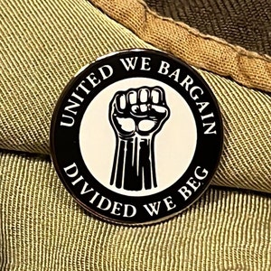 Labor Union Pin | Union Thug | Working Class Pin | Socialist Pin | Socialism | Solidarity Pin | Friendship Gift | Statement Pin | Unions