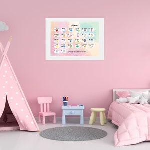 Alphabet für Kinder Niederländisch