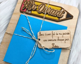 Notepad / Personalized Gift / teacher / master / professor / nanny / atsem
