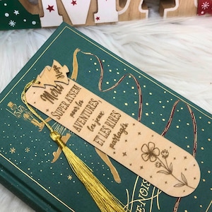 Regalo de marcapáginas personalizado para profesor, niñera, atsem