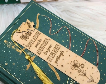 Personalized bookmark gift for teacher, nanny, atsem