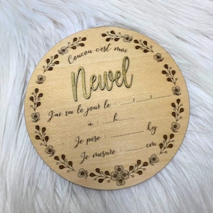 Birth card / milestone / baby / newborn / welcome card / first name