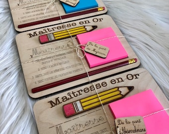 Personalized Notepad with Pencil