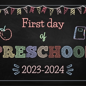 1st Day of Preschool