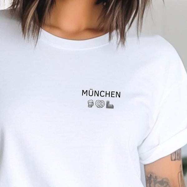 München T-Shirt, Shirt für Münchenliebhaber, München Souvenir, Geschenk Münchner, Münchenbewohner Shirt,Weihnachtsgeschenk,Geschenk Freundin