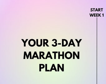 Seu plano de maratona de 3 dias, plano de corrida, plano de maratona, como planejar uma maratona, esporte, corrida, plano, 3 dias por semana, corrida três dias por semana,