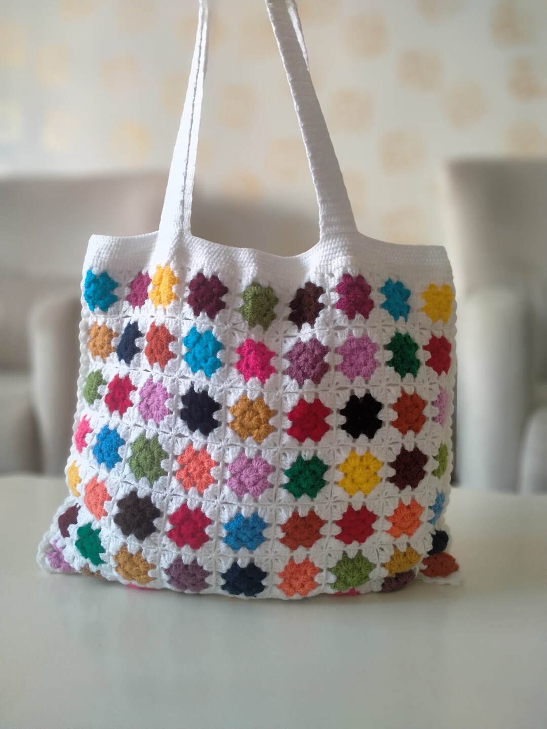 Colorful Handmade Beach Bag for Effortless Style and Convenience Beach