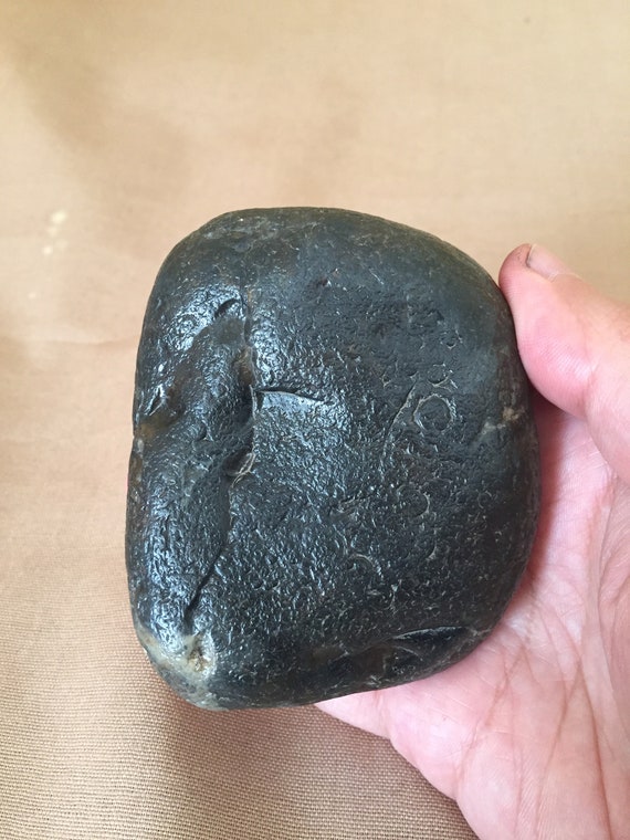 Rough Black Diamond - 1728 Ct Raw Carbonado Gemstone for Artisan