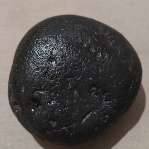 Raw Carbonado Black Diamond - 2860.5 ct Rustic Uncut Gem for Unique Crafting