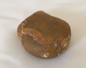 Rå safir 337,5 ct gul ädelsten, naturlig safir grov sten för hantverk, perfekta födelsedagspresenter till honom eller henne