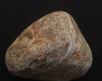 Naturlig rå agat, högkvalitativ bandad agat 5174,5 ct för helande, unik gåva för kristallälskare och andliga sökare