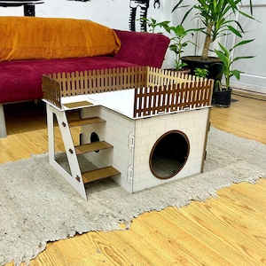 TERAS Rabbit House, Rabbit, Rabbit Supplies, Bunny House, Rabbit House, rabbit house, rabbit bed, rabbit castle, rabbit toys, rabbit cage,