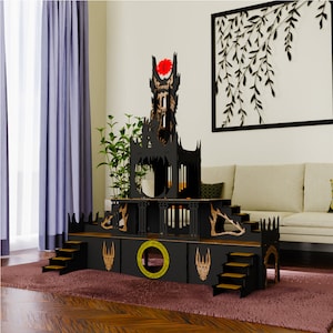 SAURON EYE Rabbit House,Middle-earth rabbit house,rabbits, bunny house, rabbit hutch, rabbit bed, rabbit furniture, bunny bed, bunny castle,