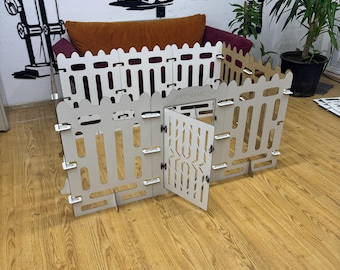 Rabbit Playpen:  Small Animal House (40x60 cm),wooden fences