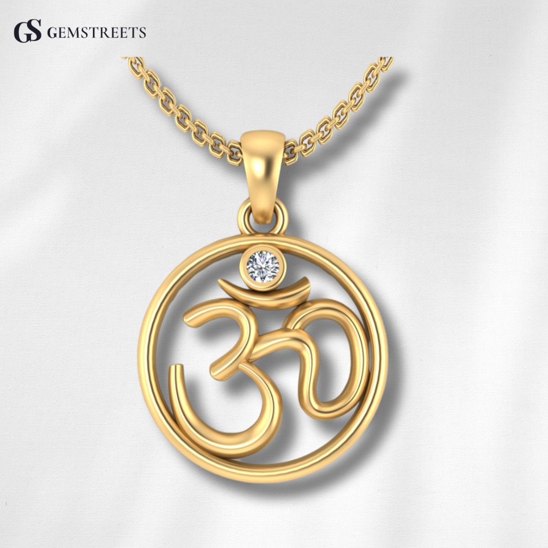 Om Pendant, 925 Pure Silver Om Pendant, Aum Chain Pendant, Gifts for