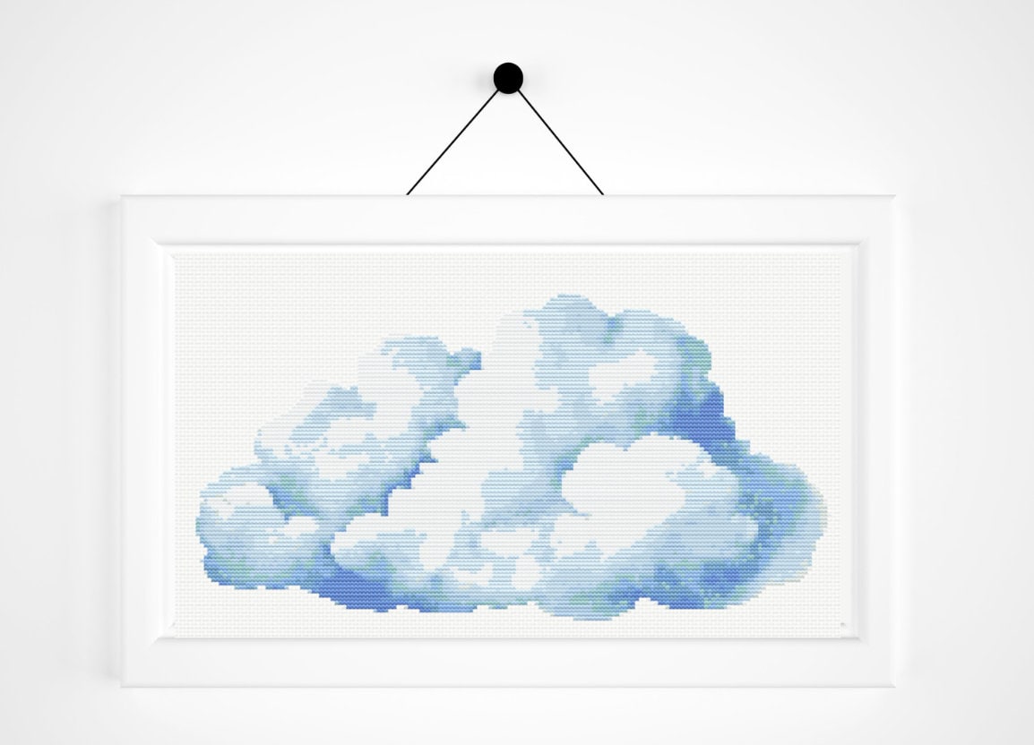 Clouds Cross Stitch Pattern - Etsy