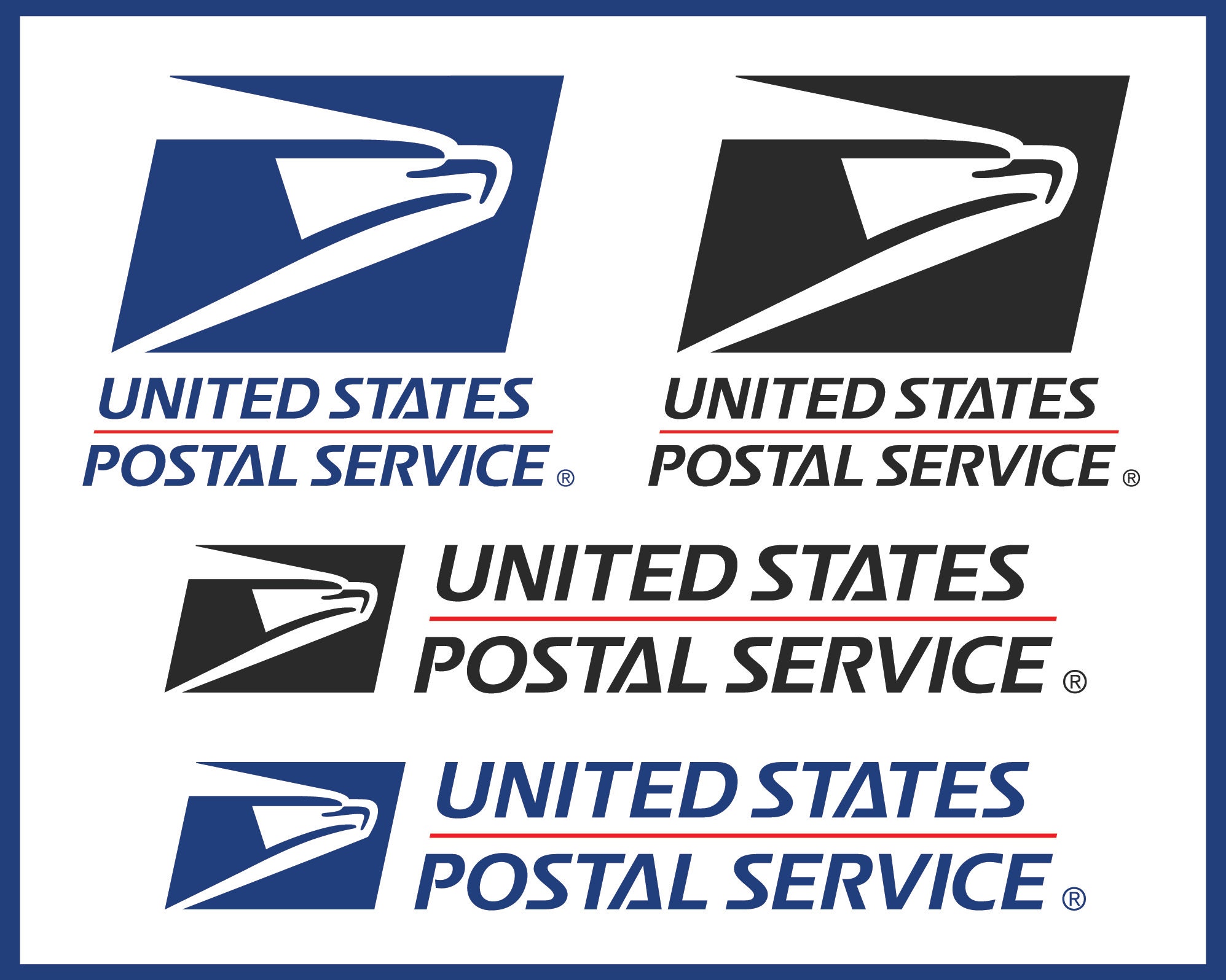 USPS SVG 300 Dpi Png Formats Ready to Use for Cricut and Etsy