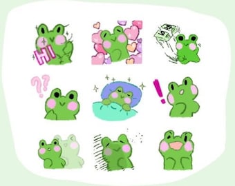 9 lindos emoticones de ranita para Discord, YouTube, etc.