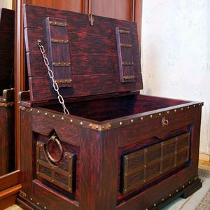 Handcrafted Wooden Chest