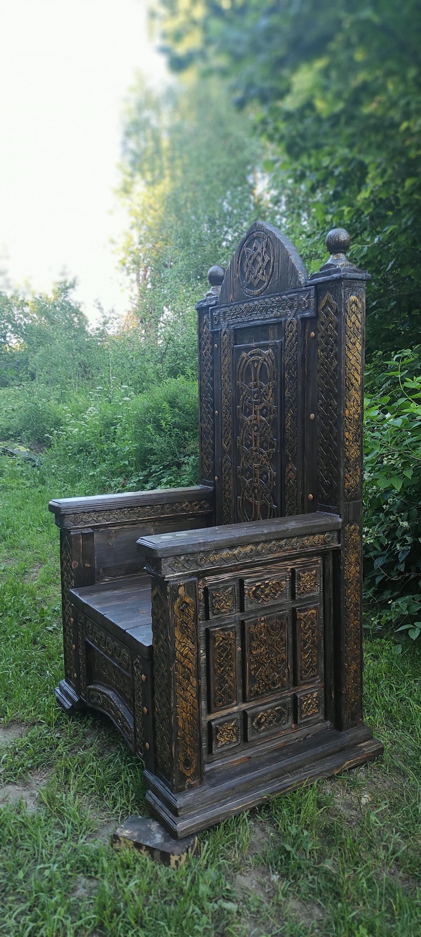 Pastor Bishop's Chair For Sale Victorian Oak Glastonbury