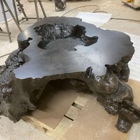Coffee Table-industrial/rustic Metal - Etsy