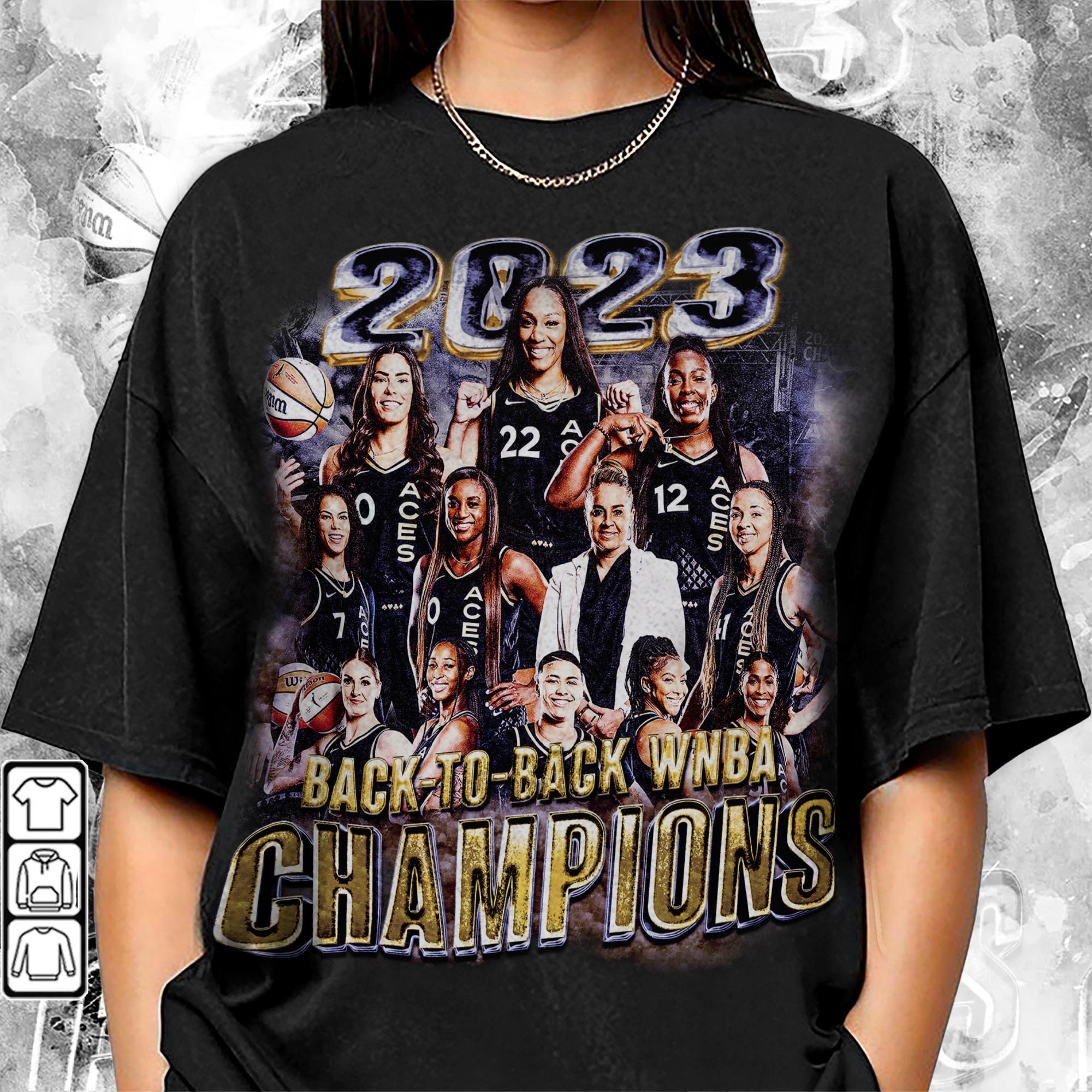 Official las Vegas Aces Nike Youth 2023 WNBA Finals Champions Authentic  Parade T-Shirt, hoodie, sweater, long sleeve and tank top