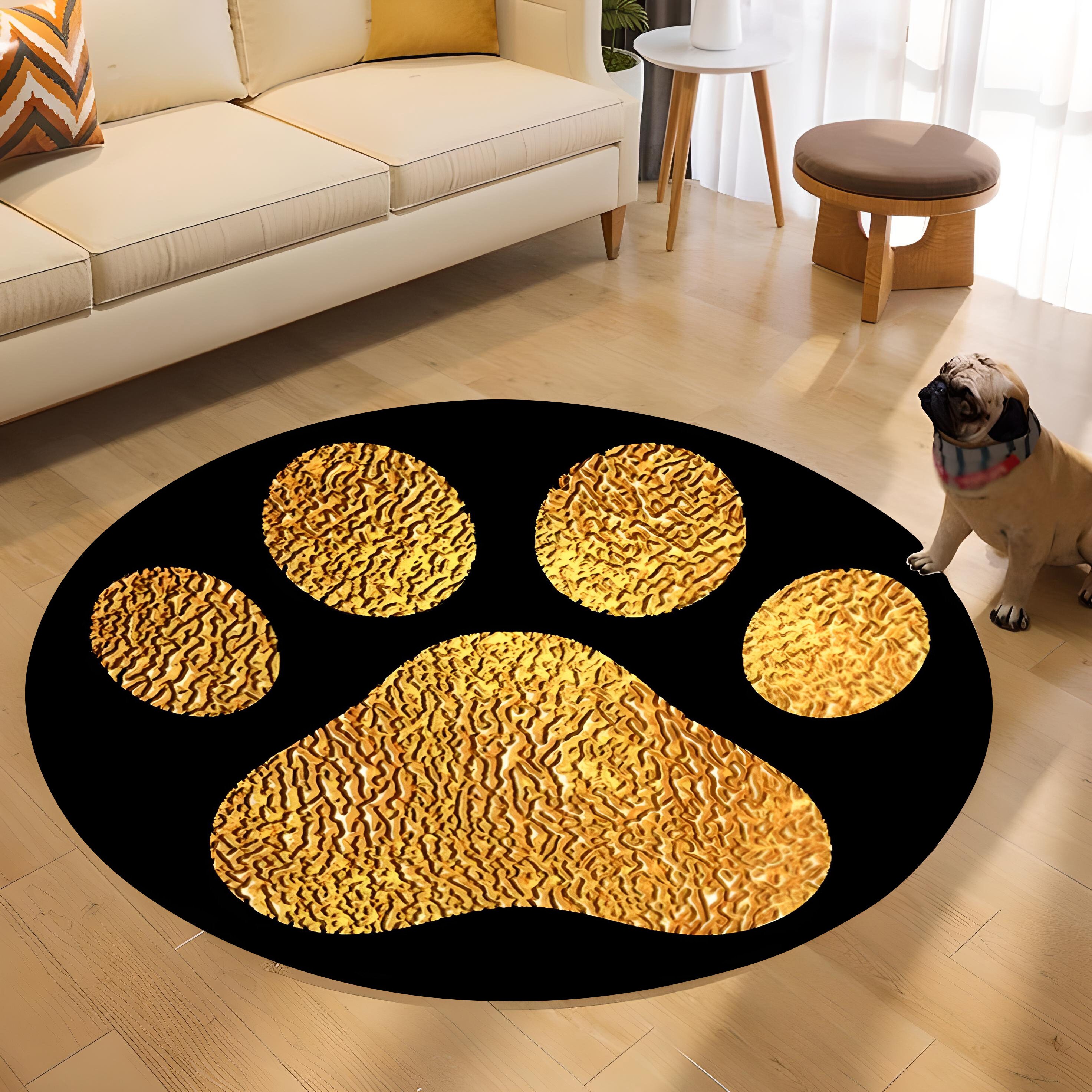 Tufted Handmade Animal Paw Print Rug Preorder 0.5-5 Feet, Pet Gift, Pet  Lover Gifts, Personalized Gift, Pet Decor, Rug, Carpet, Handmade 