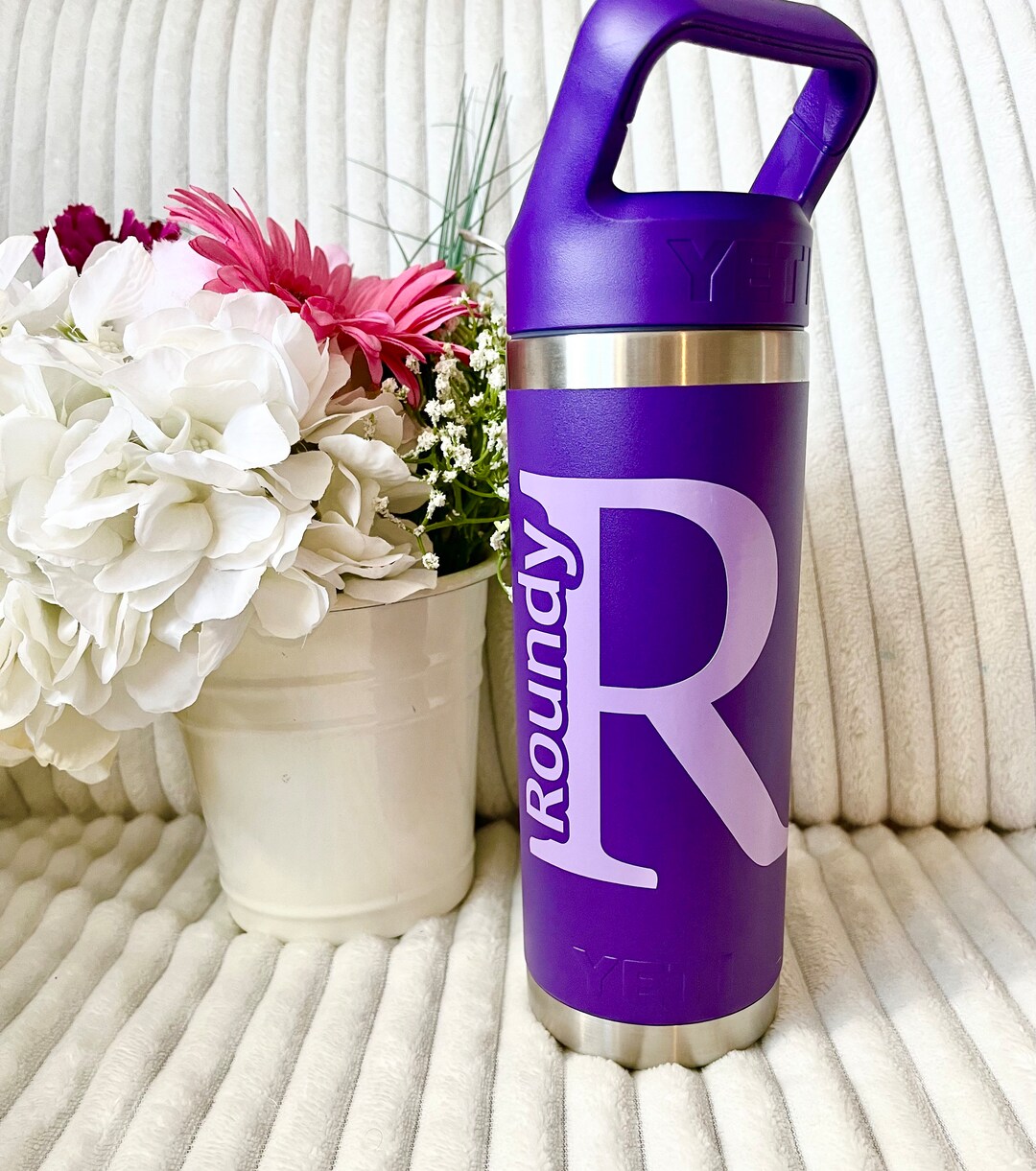 Initial Name Sticker. Vinyl Name Sticker. Bottle Sticker. Etsy