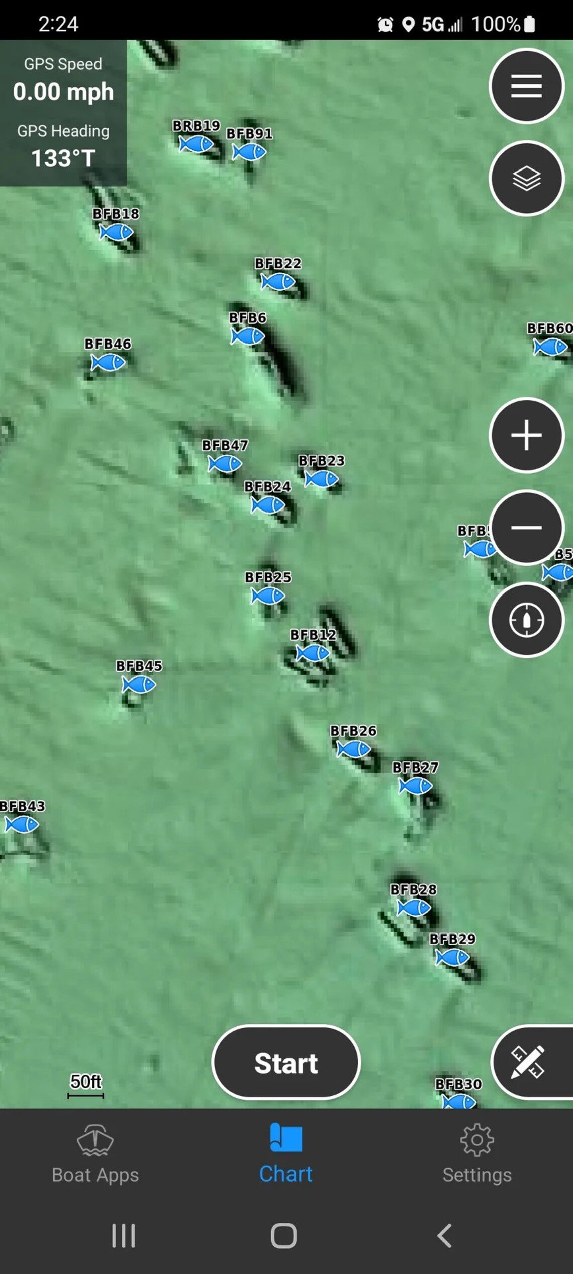 East Coast Wreck/reef Fishing GPS Coordinates Etsy