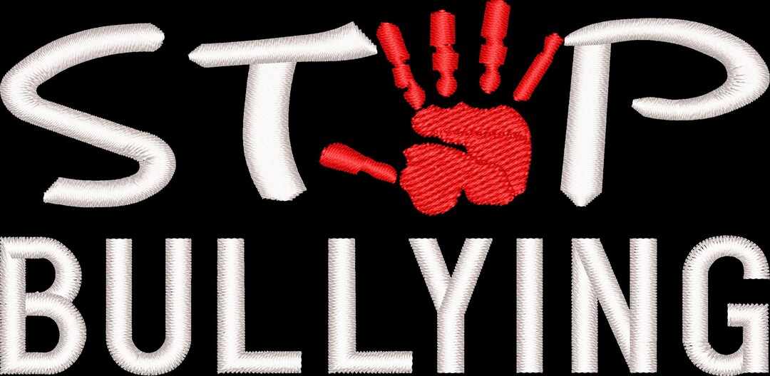 Stop Bullying Hat Puff Design STP Letters Only - Etsy