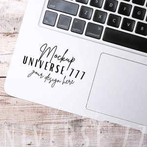 Laptop Mockup Sticker Mockup | Laptop Decal Mockup | Laptop Decal Mock Up | Computer Sticker Mockups, Kiss Cut Sticker Mockup