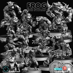 Frog - The Swamp - (Fantasy Football Tabletop) Bloodbowl / Free Shipping